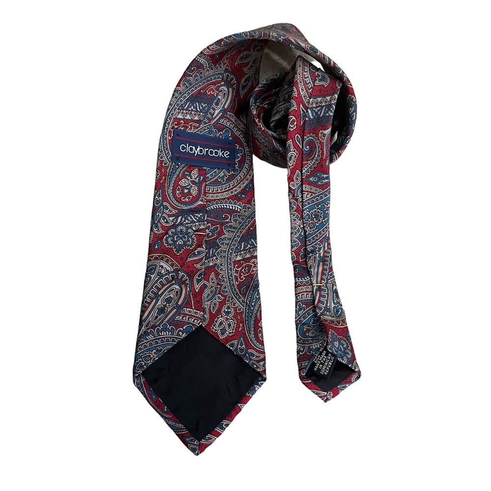 Claybrooke Paisley‎ Silk Tie